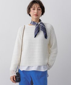 23区 【先行予約】コットンギマ ボートネック ニット