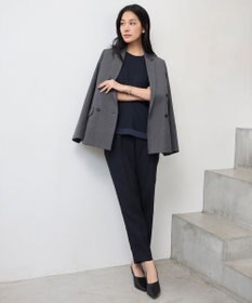 ICB L 【新色追加・WEB限定カラーあり・接触冷感・UVケア・速乾・防シワ・洗える】 FluidBackSatin  ドロストパンツ