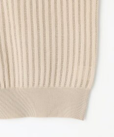 ANY アイレットパターン ニットプルオーバー