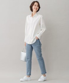 自由区 【WEB限定/洗える】ベビースキンデニム ストレートデニム