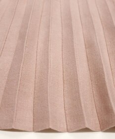 Tiaclasse 【洗える】パフ袖ニットコンビワンピース