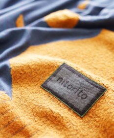 nitorito 【UNISEX】mountain&moon 山と月モチーフ柄 ストール