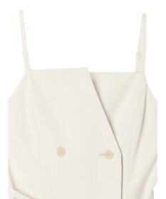 earth music&ecology トレンチ風キャミミニワンピース