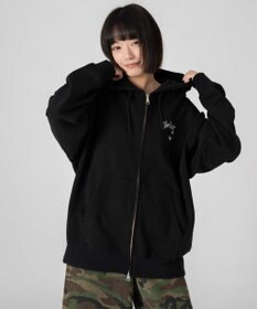 WEGO 【ユニセックス着用ITEM/MLサイズ展開】別注BENDAVISグラフィックジップパーカー