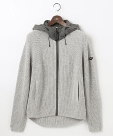 JOSEPH ABBOUD MOUNTAIN 【UNISEX】リサイクルウールポリ ニットパーカー