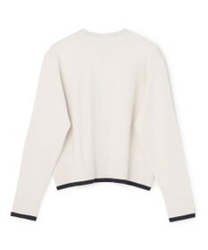 UNFILO L マイビューティニット バイカラー カーディガン