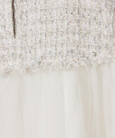 GRACE CONTINENTAL ツイードコンビチュールスカート