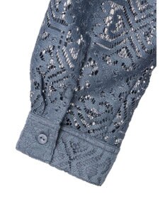 earth music&ecology レースショートシャツ