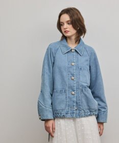 GRACE CONTINENTAL ケープ付カバーオールジャケット