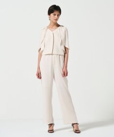 GRACE CONTINENTAL サイドラインイージーパンツ