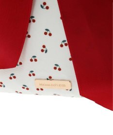 Maison de FLEUR チェリープリントミニリボン2Wayバッグ