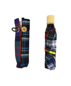 +RING 【プラスリング】【数量限定】【UVカット90%以上】レディース向け 晴雨兼用 折傘 CHK T1189 NEW COLLECTION