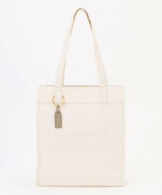 LA BAGAGERIE チャーム付きデニムバッグ Mサイズ