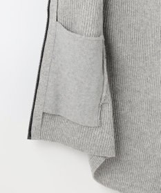 JOSEPH ABBOUD MOUNTAIN 【UNISEX】リサイクルウールポリ ニットパーカー