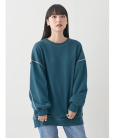 earth music&ecology 配色ルーズスウェット