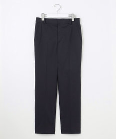 23区 【洗える/セットアップ対応】グロッシーコットンシャンブレー テーパード パンツ