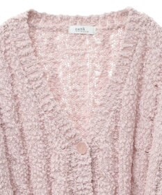 earth music&ecology ポコポコケーブルカーディガン