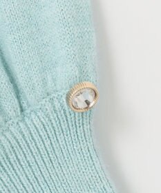 ANY SIS 【洗える】カシミヤブレンドパフ袖 ニット