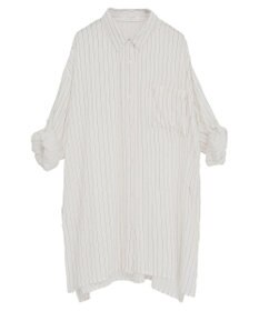 Green Parks Ｉ　ターンバック長袖レーヨンチュニック