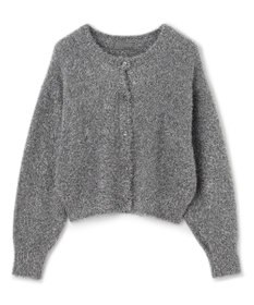 uncrave ラメ シャギー ニット カーディガン（uncrave STANDARD）