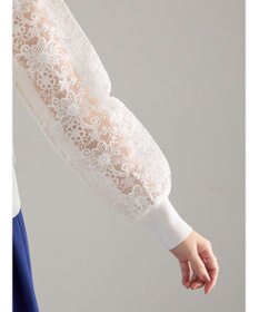 Te chichi レーススリーブニット