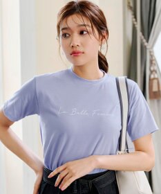 Tiaclasse 【洗える】シンプルロゴプリントTシャツ