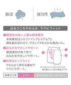 WACOAL ガードル 綿混ソフトガードル 通気性がよい(本体) おなかやさしくサポート 一枚ばき可能 ショート丈 【EverChic】 レディース GRC330 /ワコール