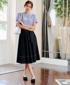 Tiaclasse 【洗える】シンプルロゴプリントTシャツ