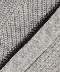 JOSEPH ABBOUD MOUNTAIN 【UNISEX】リサイクルウールポリ ニットパーカー