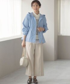 組曲 L 【ストレッチ・イージーケア】オシャクロス ガウチョパンツ