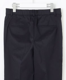 23区 【洗える/セットアップ対応】グロッシーコットンシャンブレー テーパード パンツ