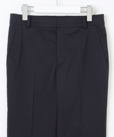 23区 【洗える/セットアップ対応】グロッシーコットンシャンブレー テーパード パンツ