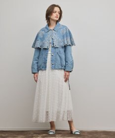 GRACE CONTINENTAL ケープ付カバーオールジャケット