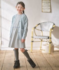 組曲 KIDS 【110-140㎝】 フロストフラワージャガード ワンピース