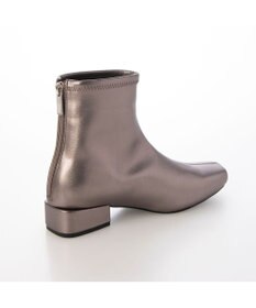 MODE ET JACOMO <carino>【レイン対応】スクエアトゥローヒールブーツ