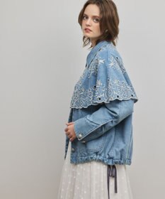 GRACE CONTINENTAL ケープ付カバーオールジャケット