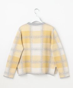 J.PRESS LADIES L Wooly Stretch Plaid ニット