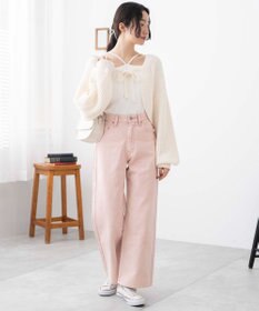 WEGO ウォッシュドカラーストレートパンツ