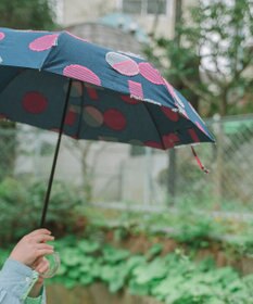 POLS 【POLS DOT】折りたたみ晴雨兼用日傘