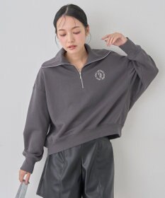 earth music&ecology ハーフＺＩＰプルオーバー