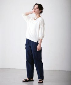 J.PRESS YORK STREET 【WOMEN】ファブリックスリーブ　プルオーバー