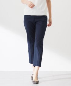 J.PRESS LADIES L 【セットアップ対応・洗える・撥水・防汚】コットンFITTYシャーク テーパード パンツ