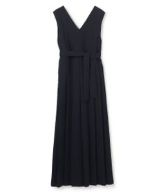 uncrave ウォッシャブルダブルクロス プリーツオールインワン