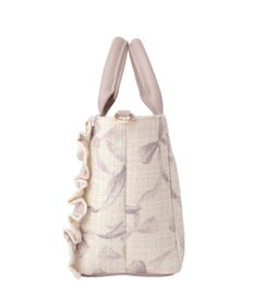 Maison de FLEUR ツイードリボンプリント2WayバッグS