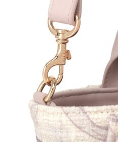 Maison de FLEUR ツイードリボンプリント2WayバッグS