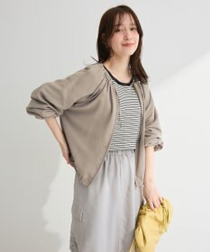 Green Parks ドロストネックシアーブルゾン