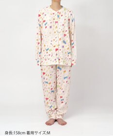 tsumori chisato SLEEP ツモリチサト パジャマ 綿100%(本体) あったか 長袖 長ズボン レディース UDW402 /ワコール