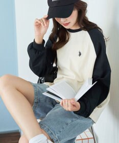 WEGO USPOLOだぼそでカラーロンT