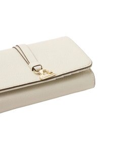 LANVIN en Bleu カルノ 二つ折り中Lファスナー財布