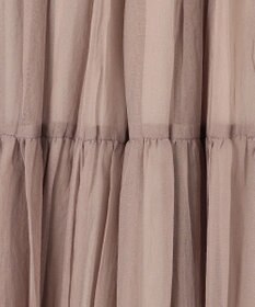 ANY SIS 【洗える】シアーワッシャーティアード スカート